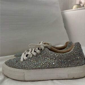 Betsey Johnson Sidny Rhinestone Sneakers